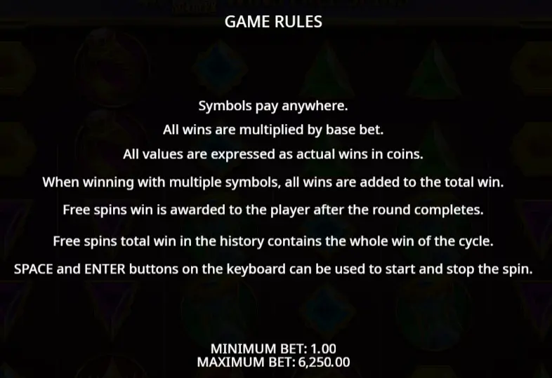 gates of olympus rules